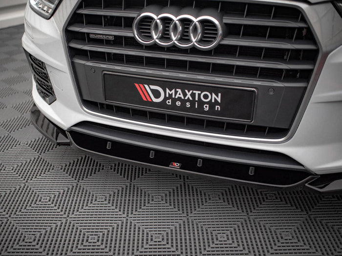 Maxton Design - FRONT SPLITTER V.1 AUDI Q3 S-LINE 8U FACELIFT (2014-2018)