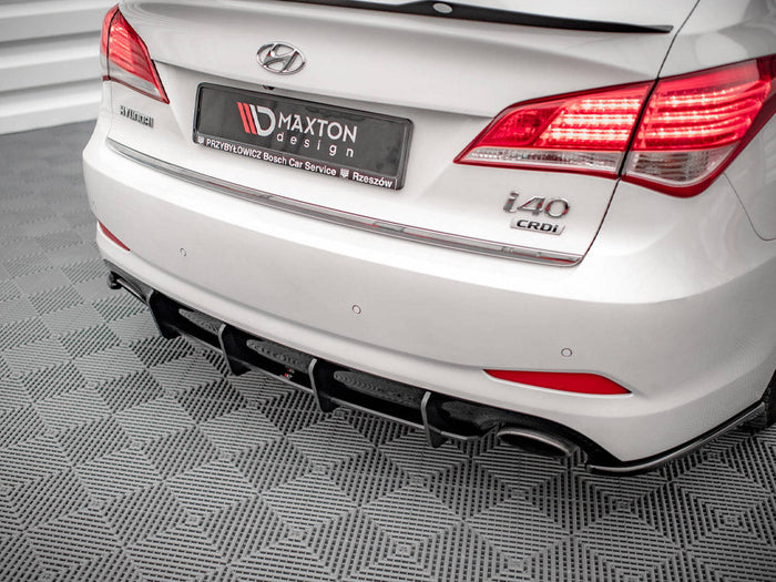 Maxton Design - STREET PRO REAR DIFFUSER HYUNDAI I40 MK1 (2011-2014)
