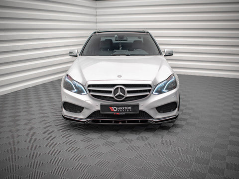 Maxton Design - FRONT SPLITTER V.2 MERCEDES E AMG-LINE SEDAN W212 FACELIFT (2012-2016)