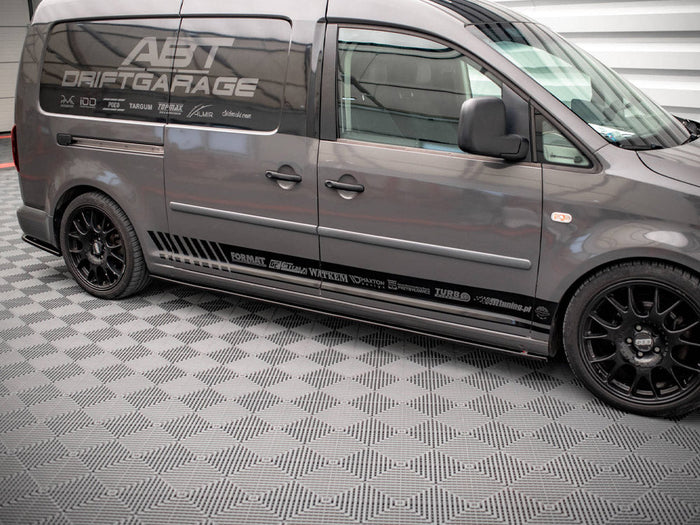 Maxton Design - SIDE SKIRTS DIFFUSERS VW CADDY LONG MK3 FACELIFT (2010-2015)