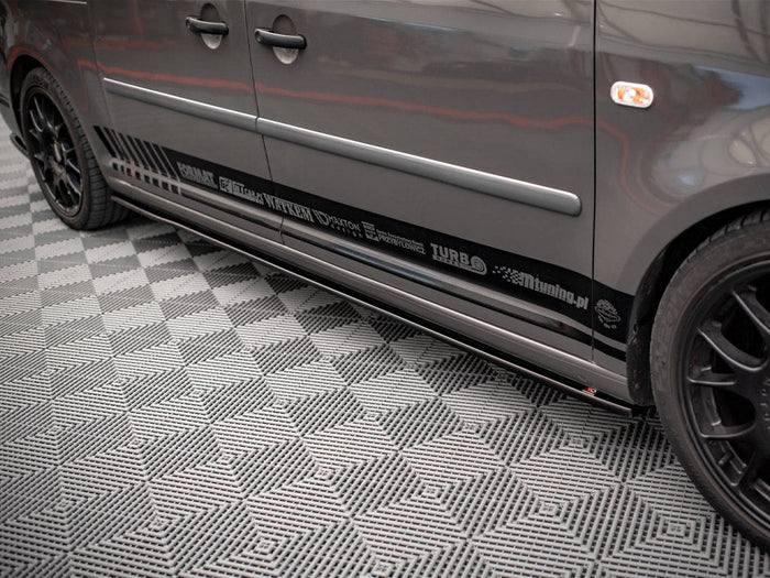 Maxton Design - SIDE SKIRTS DIFFUSERS VW CADDY LONG MK3 FACELIFT (2010-2015)