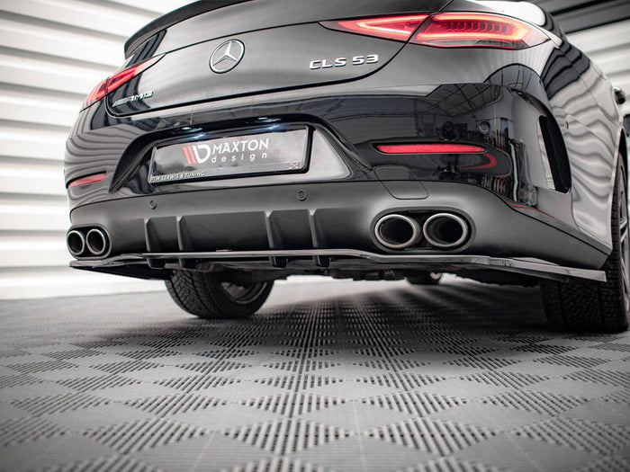 Maxton Design - REAR SPLITTER (VERTICAL BARS) MERCEDES-AMG CLS 53 C257 (2018-2021)