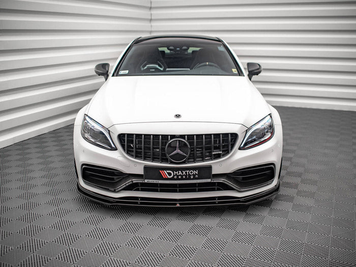 Maxton Design - FRONT SPLITTER V.1 MERCEDES-AMG C63 COUPE AMG AERO PACK C205 FACELIFT