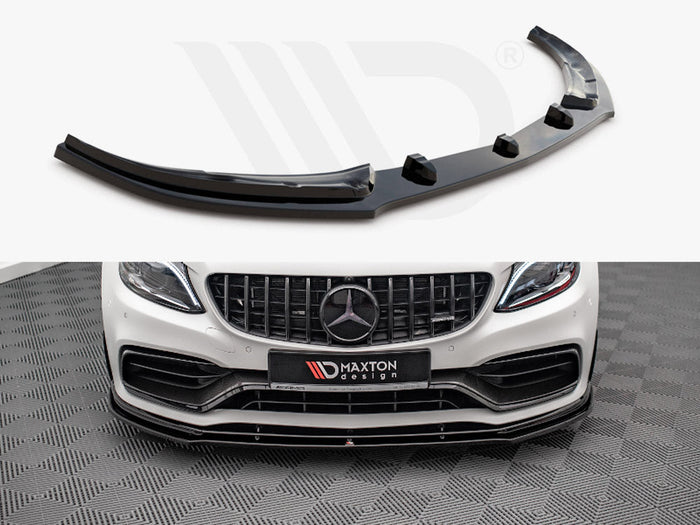 Maxton Design - FRONT SPLITTER V.1 MERCEDES-AMG C63 COUPE AMG AERO PACK C205 FACELIFT