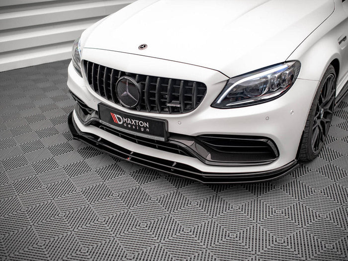 Maxton Design - FRONT SPLITTER V.1 MERCEDES-AMG C63 COUPE AMG AERO PACK C205 FACELIFT