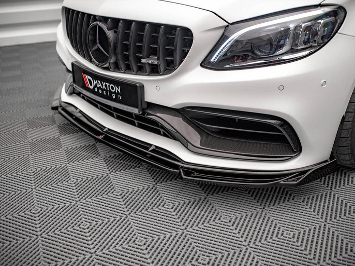 Maxton Design - FRONT SPLITTER V.2 MERCEDES-AMG C63 COUPE AMG AERO PACK C205 FACELIFT