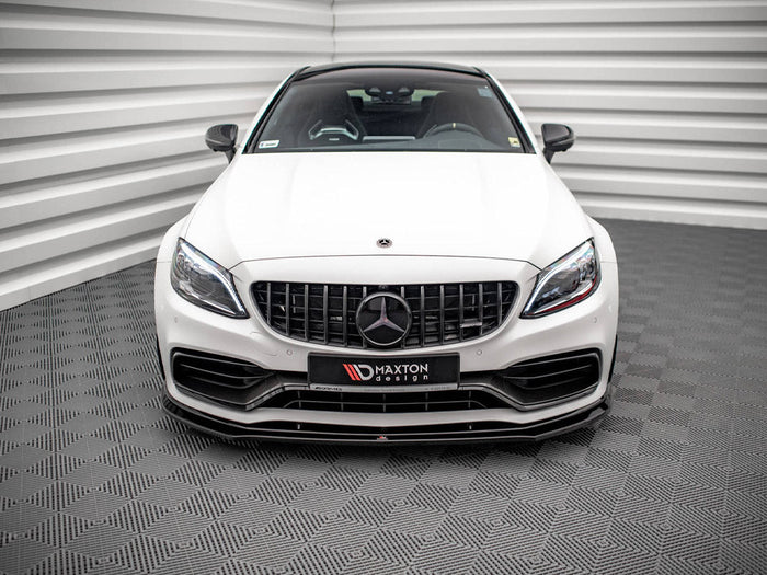Maxton Design - FRONT SPLITTER V.3 MERCEDES-AMG C63 COUPE AMG AERO PACK C205 FACELIFT