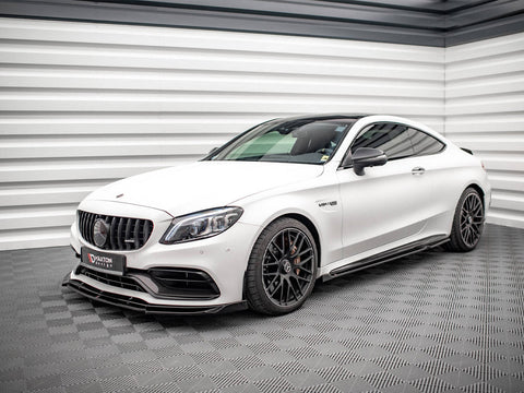 Maxton Design - SIDE SKIRTS DIFFUSERS V.2 MERCEDES-AMG C 63AMG COUPE C205 FACELIFT