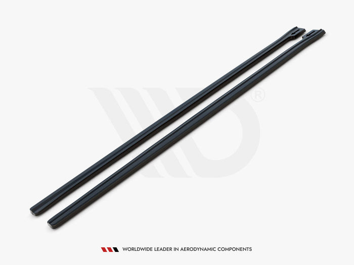 Maxton Design - SIDE SKIRTS DIFFUSERS FIAT 500 ABARTH MK1 FACELIFT (2016-2023)