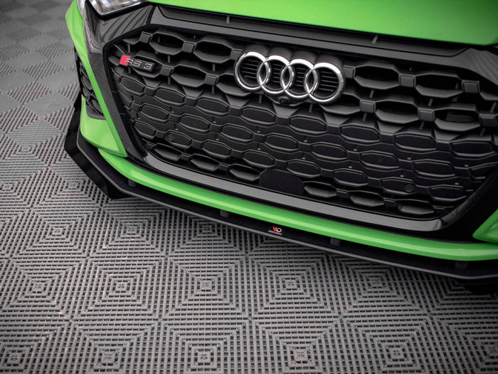 Maxton Design - STREET PRO FRONT SPLITTER V.1 (+FLAPS) AUDI RS3 8Y (2020-)