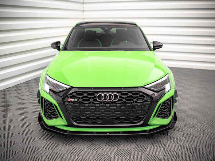 Maxton Design - FRONT BUMPER WINGS (CANARDS) AUDI RS3 8Y (2020-)