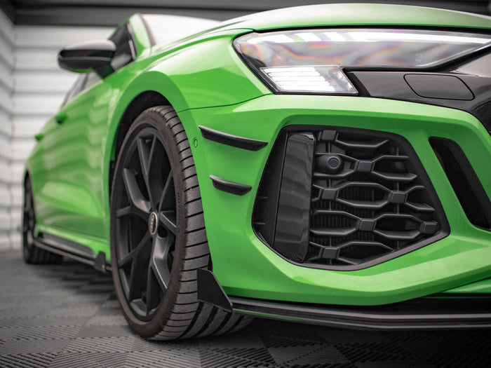 Maxton Design - FRONT BUMPER WINGS (CANARDS) AUDI RS3 8Y (2020-)