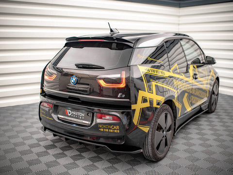 Maxton Design - CENTRAL REAR SPLITTER (VERTICAL BARS) BMW I3 MK1 FACELIFT (2017-2022)