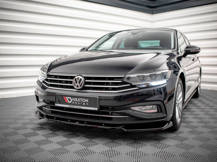 Maxton Design - FRONT SPLITTER V.1 VW PASSAT B8 FACELIFT (2019-2023)