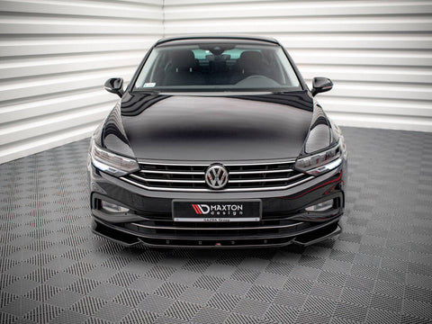 Maxton Design - FRONT SPLITTER V.1 VW PASSAT B8 FACELIFT (2019-2023)