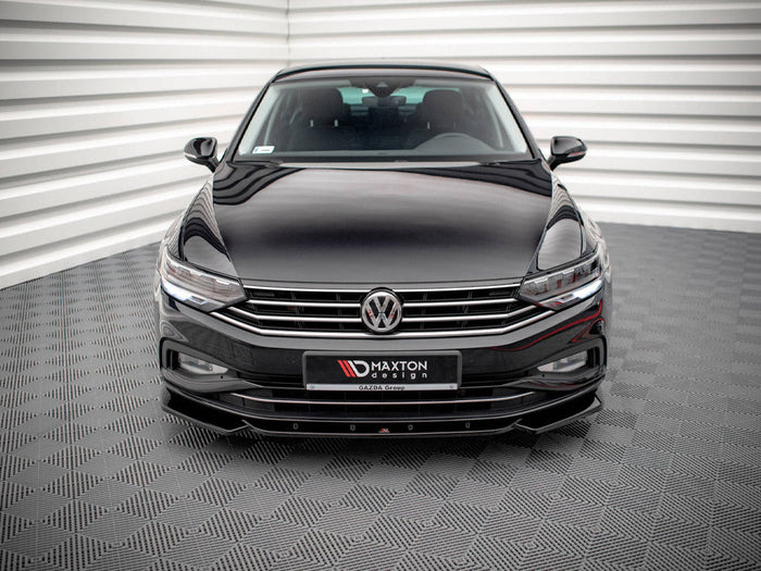 Maxton Design - FRONT SPLITTER V.1 VW PASSAT B8 FACELIFT (2019-2023)