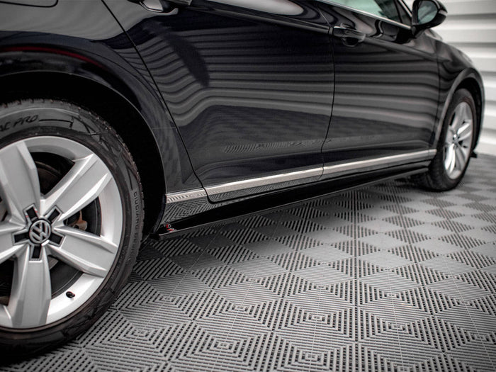 Maxton Design - SIDE SKIRTS DIFFUSERS VW PASSAT B8 FACELIFT (2019-2023)