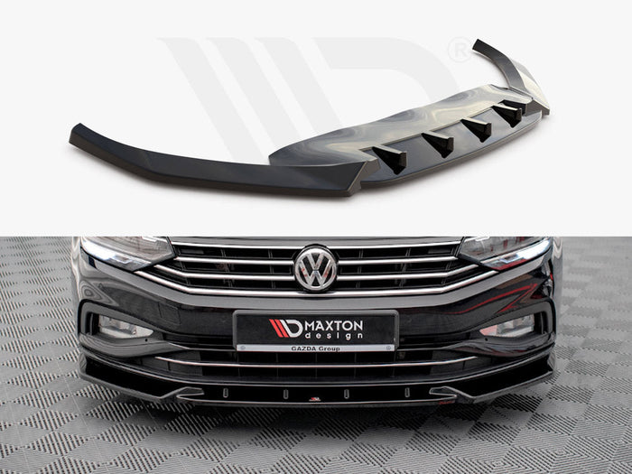 Maxton Design - FRONT SPLITTER V.2 VW PASSAT B8 FACELIFT (2019-2023)