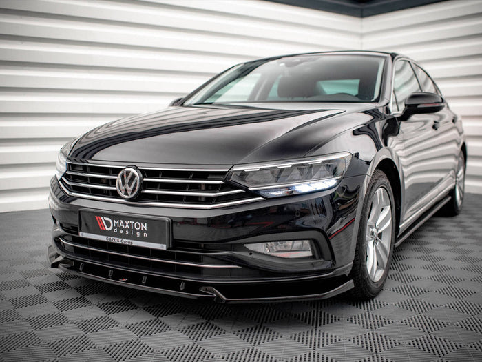Maxton Design - FRONT SPLITTER V.2 VW PASSAT B8 FACELIFT (2019-2023)