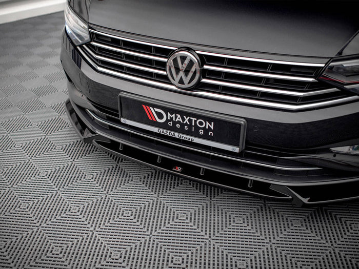 Maxton Design - FRONT SPLITTER V.2 VW PASSAT B8 FACELIFT (2019-2023)