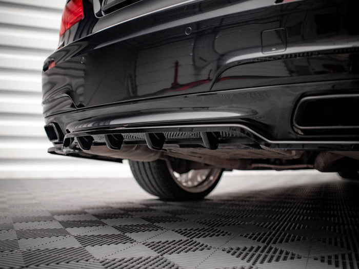 Maxton Design - CENTRAL REAR SPLITTER (VERTICAL BARS) BMW 7 M-PACK F01 (2008-2013)