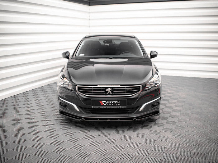 Maxton Design - FRONT SPLITTER V.1 PEUGEOT 508 GT MK1 FACELIFT (2014-2018)