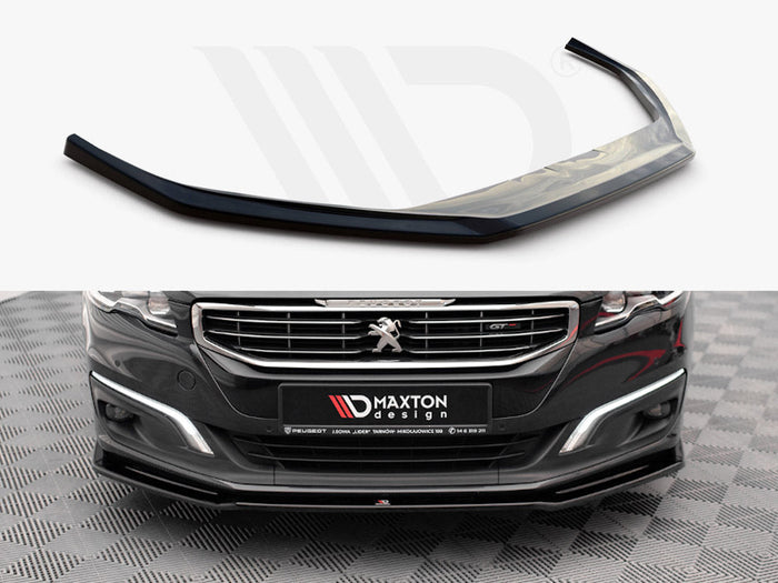 Maxton Design - FRONT SPLITTER V.2 PEUGEOT 508 GT MK1 FACELIFT (2014-2018)