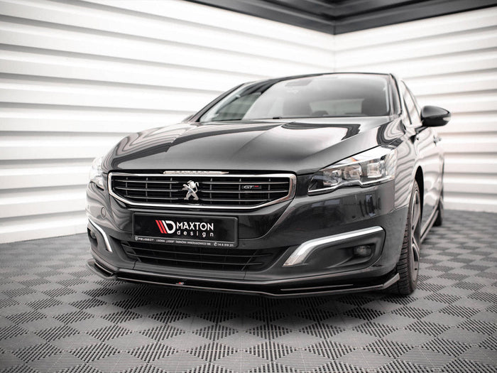 Maxton Design - FRONT SPLITTER V.2 PEUGEOT 508 GT MK1 FACELIFT (2014-2018)