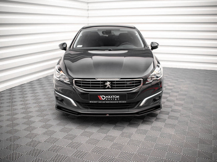 Maxton Design - FRONT SPLITTER V.2 PEUGEOT 508 GT MK1 FACELIFT (2014-2018)