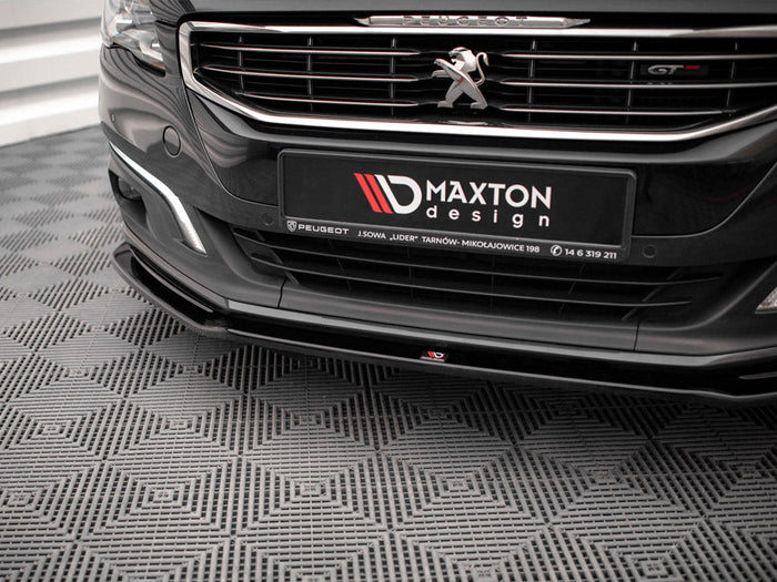 Maxton Design - FRONT SPLITTER V.2 PEUGEOT 508 GT MK1 FACELIFT (2014-2018)