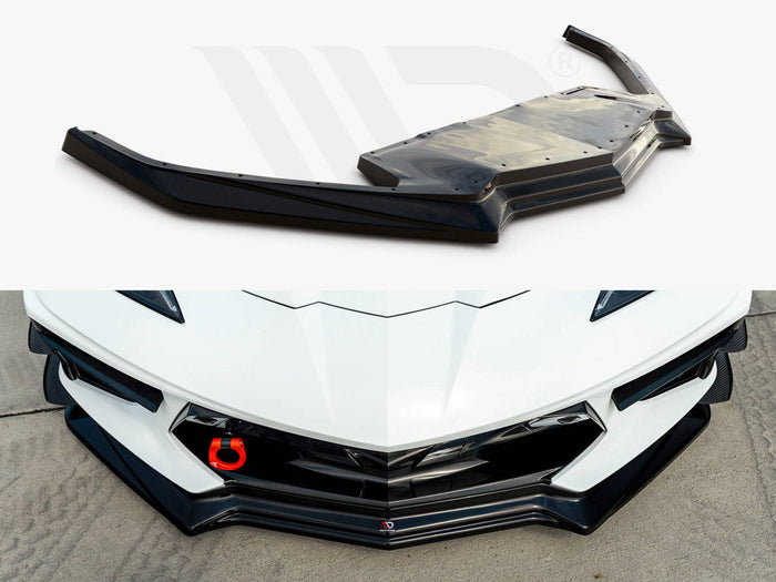 Maxton Design - FRONT SPLITTER CHEVROLET CORVETTE C8 (2020-)