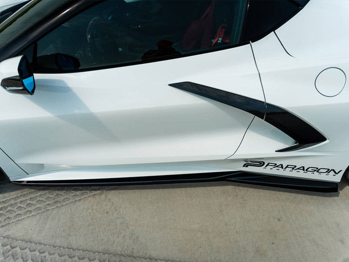Maxton Design - SIDE SKIRTS DIFFUSERS CHEVROLET CORVETTE C8 (2020-)
