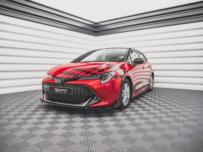 Maxton Design - Front Splitter V.1 + Flaps Toyota Corolla GR Sport XII