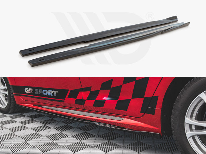 Maxton Design - SIDE SKIRTS DIFFUSERS TOYOTA COROLLA GR SPORT HATCHBACK XII (2019-)