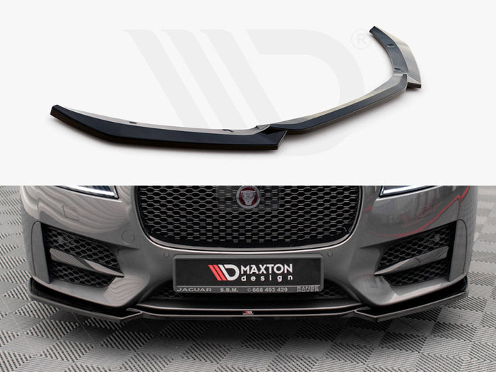 Maxton Design - FRONT SPLITTER V.1 JAGUAR XF R-SPORT MK2 (2015-2020)