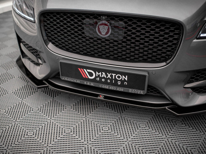 Maxton Design - FRONT SPLITTER V.1 JAGUAR XF R-SPORT MK2 (2015-2020)