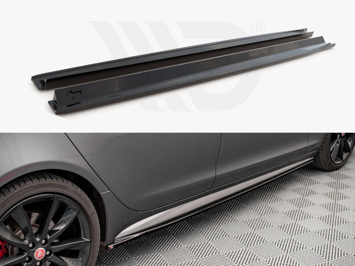 Maxton Design - SIDE SKIRTS DIFFUSERS JAGUAR XF R-SPORT MK2 (2015-2020)