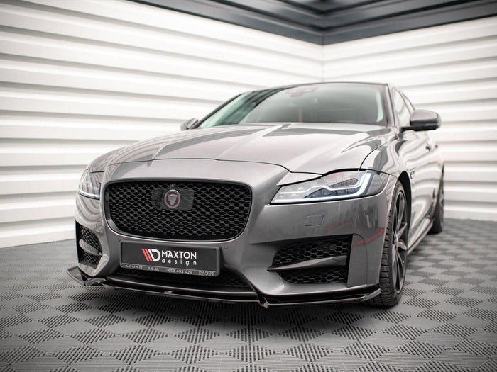 Maxton Design - FRONT SPLITTER V.2 JAGUAR XF R-SPORT MK2 (2015-2020)