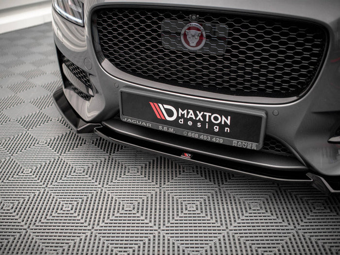 Maxton Design - FRONT SPLITTER V.2 JAGUAR XF R-SPORT MK2 (2015-2020)