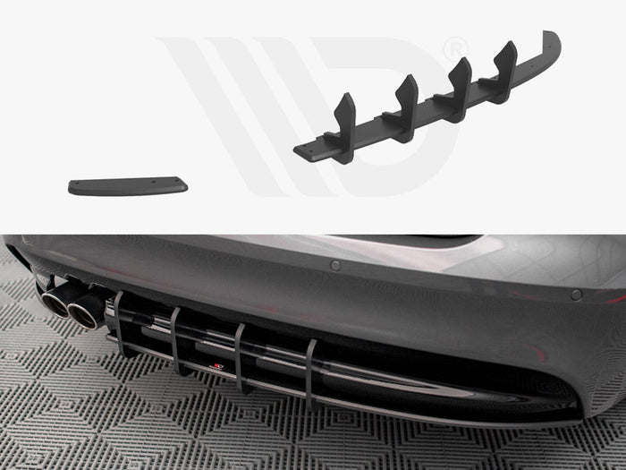 Maxton Design - STREET PRO REAR DIFFUSER JAGUAR XF R-SPORT MK2 (2015-2020)