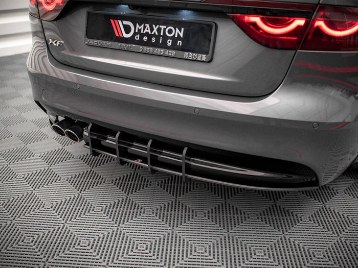 Maxton Design - STREET PRO REAR DIFFUSER JAGUAR XF R-SPORT MK2 (2015-2020)
