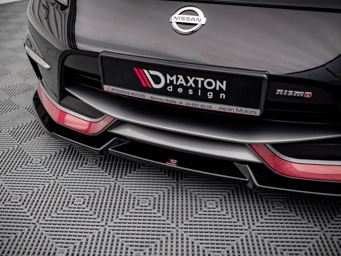 Maxton Design - FRONT SPLITTER V.2 NISSAN 370Z NISMO FACELIFT (2014-2020)