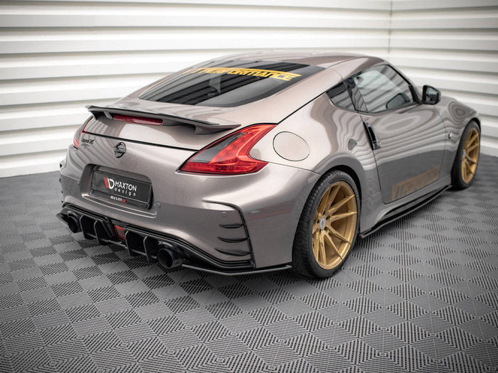 Maxton Design - STREET PRO REAR SIDE SPLITTERS NISSAN 370Z NISMO FACELIFT (2014-2020)