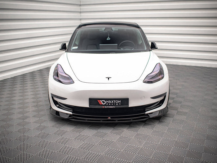 Maxton Design - FRONT SPLITTER V.3 TESLA MODEL 3 (2017-2023)
