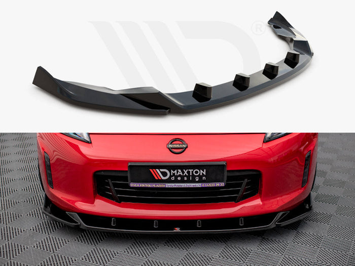 Maxton Design - FRONT SPLITTER V.2 NISSAN 370Z FACELIFT (2012-2020)