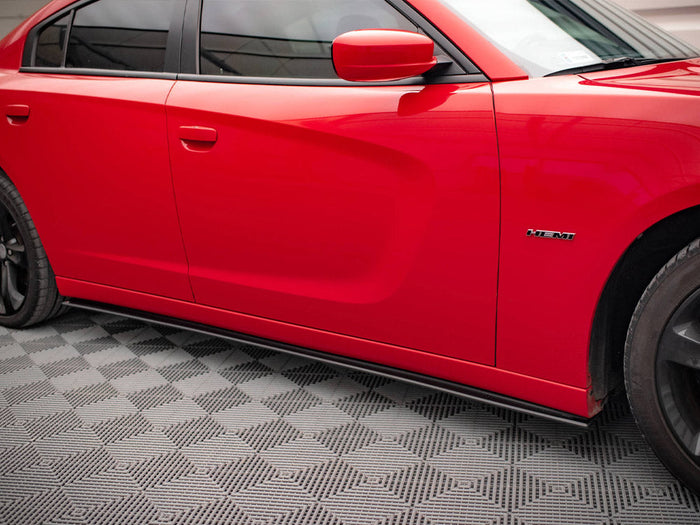 Maxton Design - STREET PRO SIDE SKIRTS DIFFUSERS DODGE CHARGER RT MK7 FACELIFT (2014-)