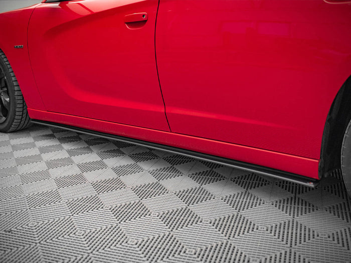 Maxton Design - STREET PRO SIDE SKIRTS DIFFUSERS DODGE CHARGER RT MK7 FACELIFT (2014-)
