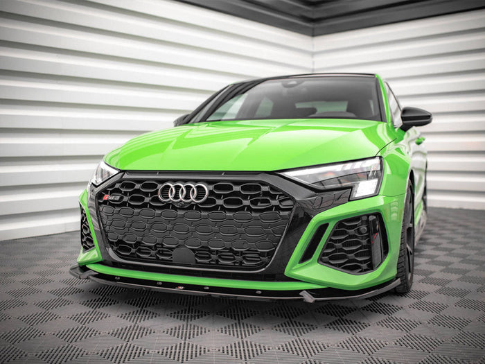 Front Diffuser Diffusor V2 Maxton Design Gloss Black Abs For Audi S3 8P Facelift Front Diffuser Diffusor V2 Maxton Design Gloss Black Abs For Audi S3 8P Facelift