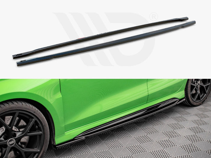 Maxton Design - SIDE SKIRTS DIFFUSERS AUDI RS3 SEDAN 8Y (2020-2024)
