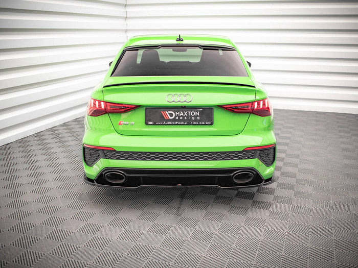 Maxton Design - CENTRAL REAR SPLITTER AUDI RS3 SEDAN 8Y (2020-2024)